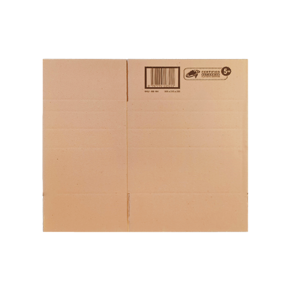 5B-164: 16.3L Rectangular Base RSC – 305mm x215mm x250mm (25)