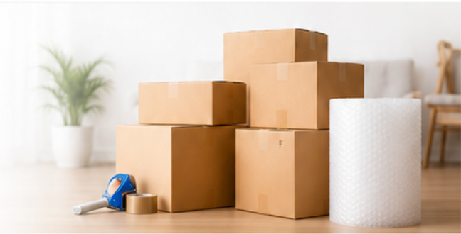 Medium STRONG Moving Box 465x360x300mm 50.2L (25 Boxes) 13B-502