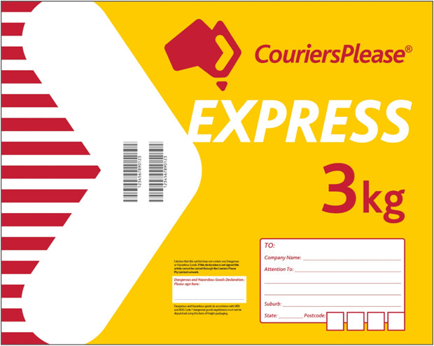 3S-120: 3kg Courier Satchel Bag: 340mm x 420mm (20)