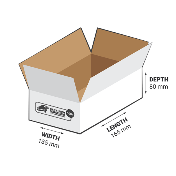 500B-178W 1.78L White Rectangular Base Carton– 165mm x 135mm x 80mm (25)