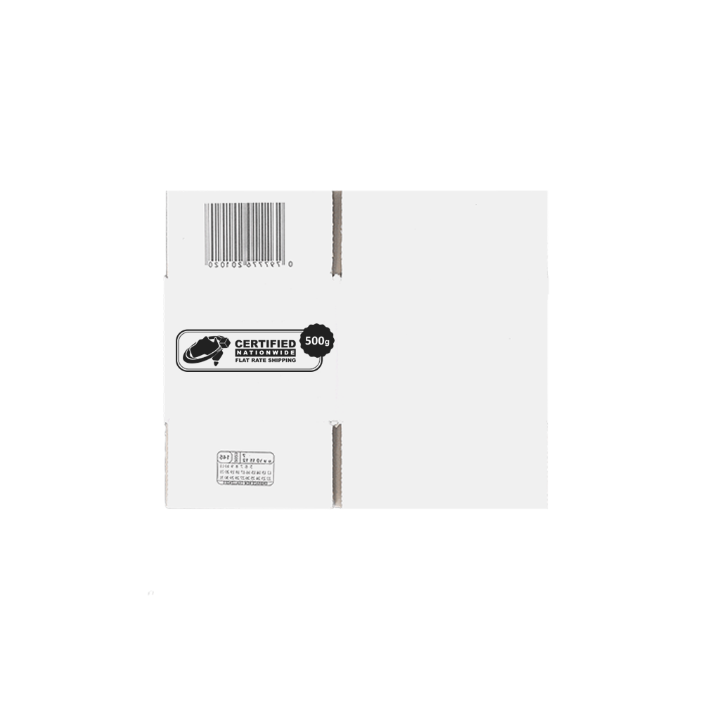 500B-245W 2.45L White Rectangular Base Carton– 165mm x 135mm x 110mm (25)
