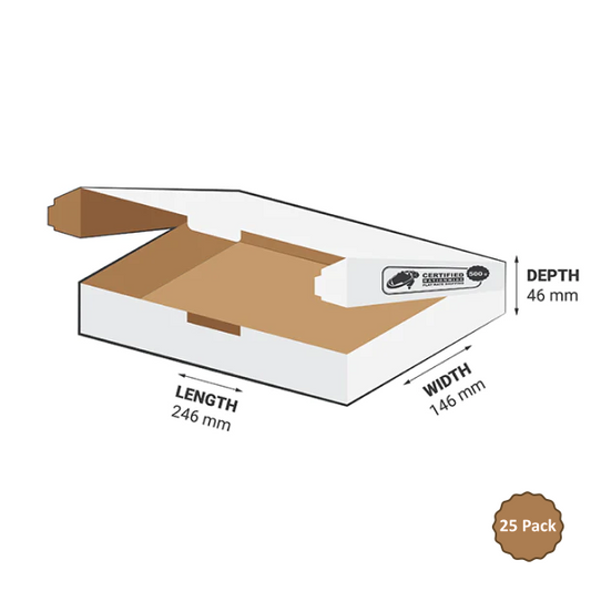 500B-T165W 1.65L Tamper evident Carton – 246mm x 146mm x 46mm Bundle (25)